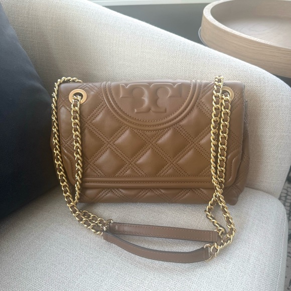 Tory Burch Quilted Leather Fleming Soft Convertible Shoulder Bag, Small,… - Picture 8 of 13